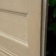 Glass communication door h221.5x90cm old 4 panes without interior glazing