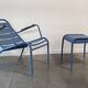 Edmond & fils - 1 Armchair + 1 Stool VAUX-LE-VICOMTE 007 - Tuileries collection