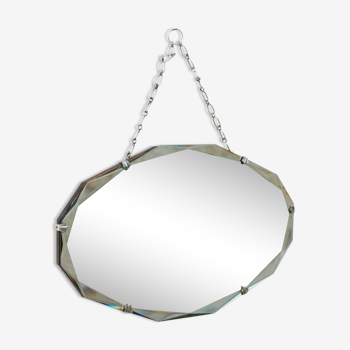 Miroir biseauté hexagonal