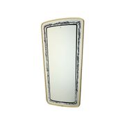 Fifties Rockabilly Mirror Geometric Motif Gold Vintage Design