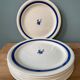 Set of 7 advertising plates Biscuits Gondolo, Gien France