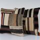 Set of 2 vintage kilim cushion covers 48x48 cm