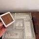 Vintage Serving Tray Aperitif Handle Thuya Walnut Art Deco Mirror Platter
