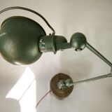 Table lamp jielde 2 arms on wooden base
