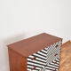 Commode danois Op-Art du milieu du siècle, années 1960.