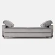 Sofa REJKIAVIK silver velour, Scandinavian design