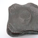 Beautiful Mid Century Brutalist abstract solid Bronze cast door Handle Germany 1960