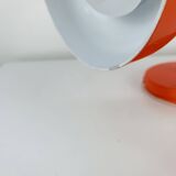 Vintage 70s orange spotlight wall light, space age