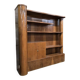 Armoire étagère art déco vintage courbée en bois