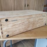 Wooden suitcase