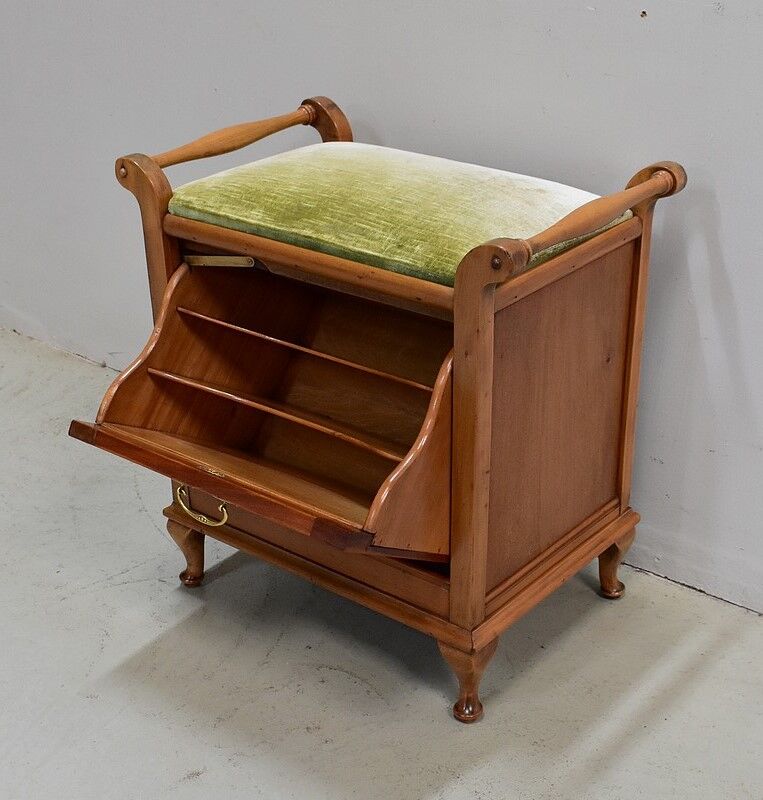 Stool, magazine rack 1900/1920