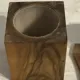 Brutalist condiment service in wood – Mid-Century 1950s