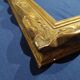 Montparnasse frame gilded carved wood foliage 22 cm x 21 cm
