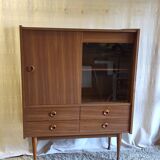 High Scandinavian style wooden buffet - 1960s/70s