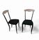2 x Charme dining chair by Fasem is a slender, yet strong masterpiece 1980s
