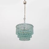 Ground Crystal Chandelier by Cristal Art, Italy, 1970s