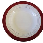 Assiettes creuses porcelaine opaque digoin sarreguemines modèle pasteur