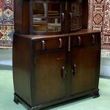 1930s English Art Deco oak buffet