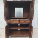 Aranjou sideboard in solid elm in the style of Olavi Hänninen 1960s