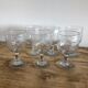 Suite of 6 old glasses 19th century