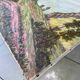 Large HST painting "Animated landscape" Dauphiné Creuse (?) signed P. Richard 1941