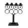 Antique cast iron swedish four arm candlestick