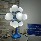 Sputnik lamp space age 12 globes 1970s