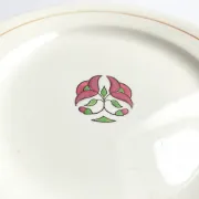 Iron earth plate Salins model without worry old cream flowers