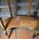 Kidney-shaped bedside table in Louis XV style with marquetry.