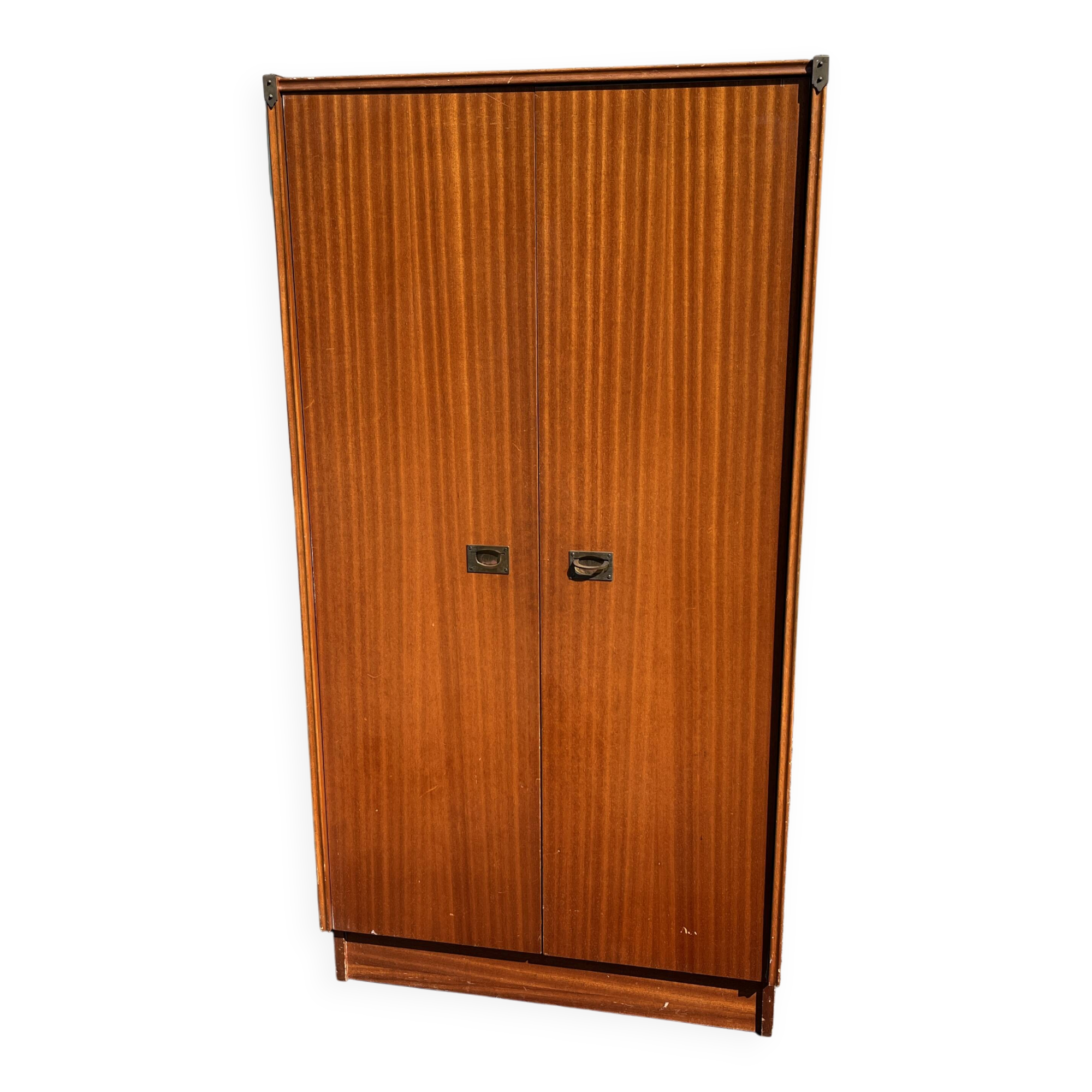 Vintage wooden tall cabinet – Scandinavian style from the 60s