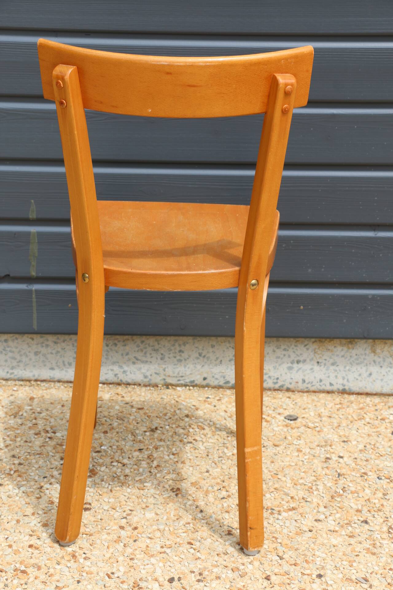 10 BAUMANN chairs N°18 light beech