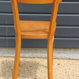 10 BAUMANN chairs N°18 light beech