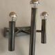 Chrome wall lamp from the 70s