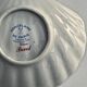 Paris porcelain shell-shaped pocket emptier with vintage poppy decoration