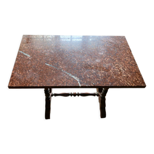 table basse marbre rose