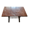 Pink marble coffee table