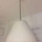 Lustre work Italian glass opalin white