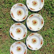Assiettes creuses x6 Digoin Sarreguemines 💐