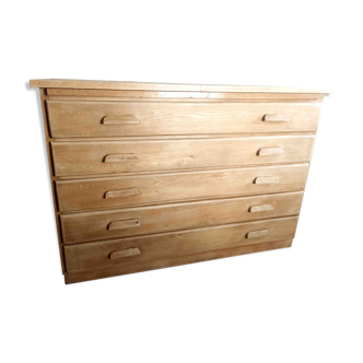 Commode à plan d'architecte années 30