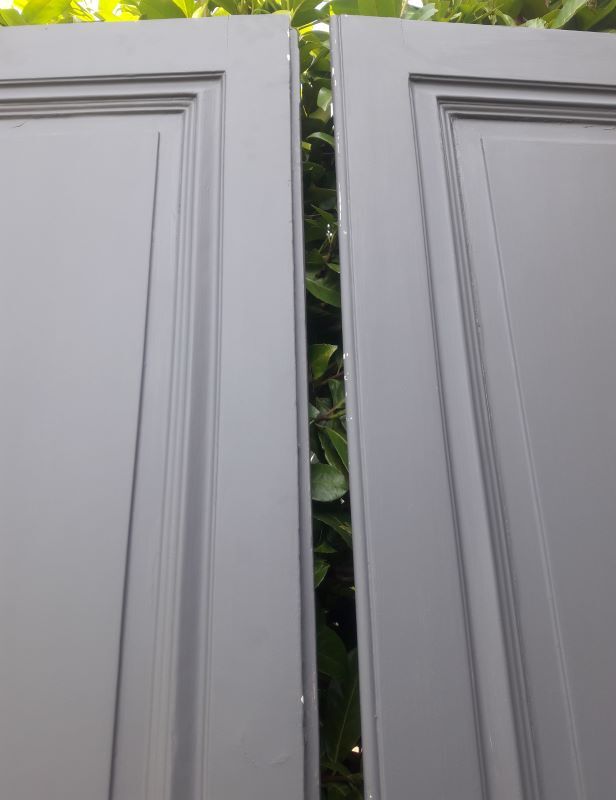 Pair of doors 242,5x116 of antique closet