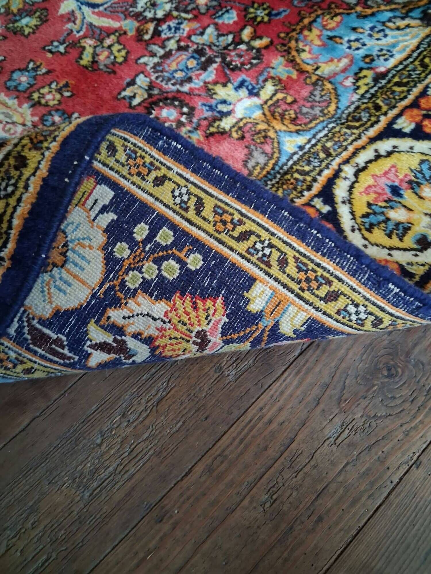 Handmade Tabriz Persian rug 216x140cm