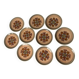 10 assiettes vintage