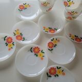 6 cups and 8 Arcopal sub-cups