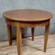 Louis XVI style round ceremonial table in walnut circa 1880