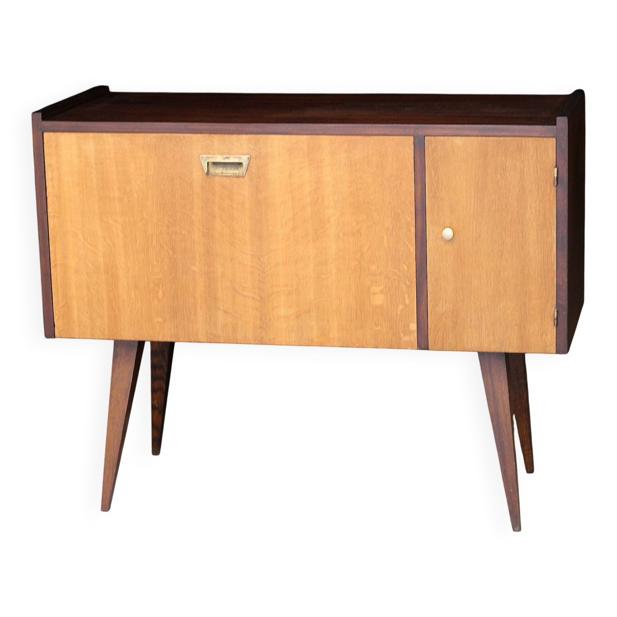 Very elegant small vintage Scandinavian sideboard.