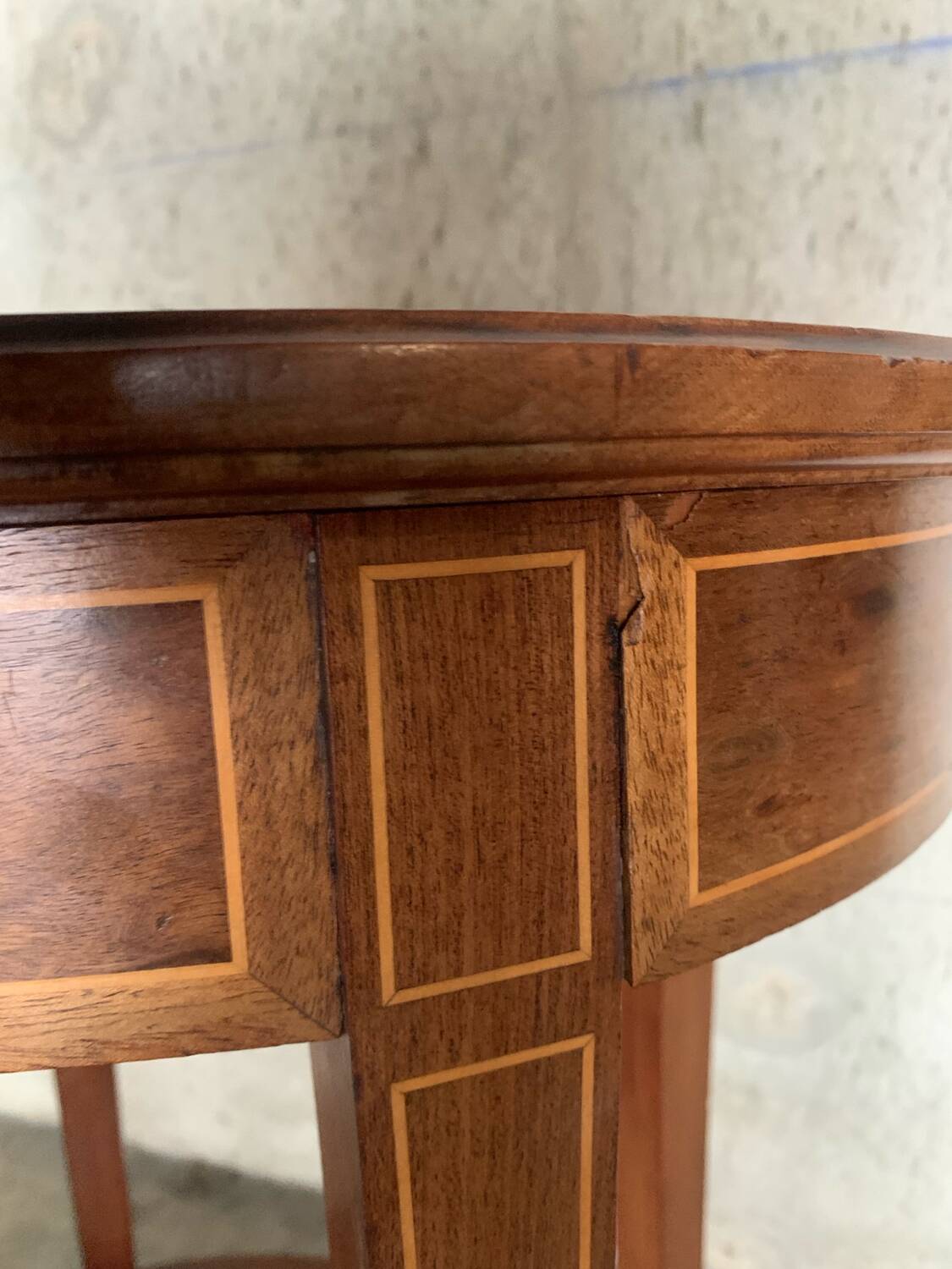 Mahogany side table