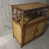 60s rattan buffet
