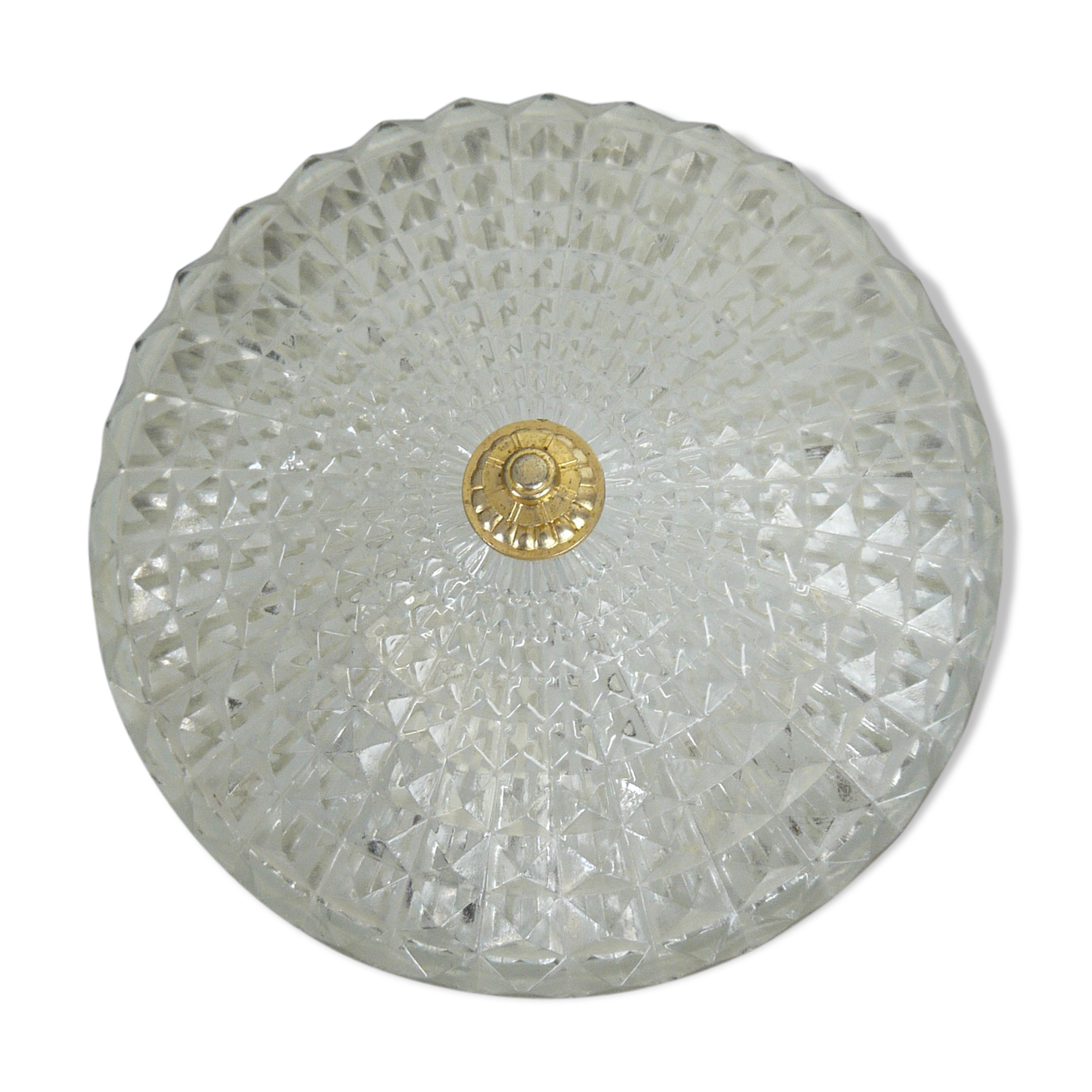 Round chiseled glass ceiling