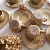 French stoneware cup and saucer