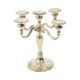 Vintage Candlestick Silver-Plated Metal Adjustable 20cm
